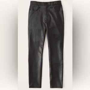 Abercrombie & Fitch High Rise Leather Pants